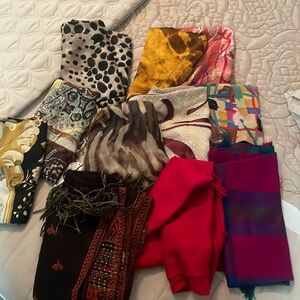 Assortment of lovely scarves